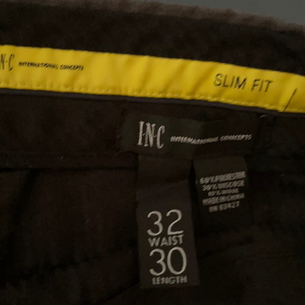 INC slim fit men’s dress pants